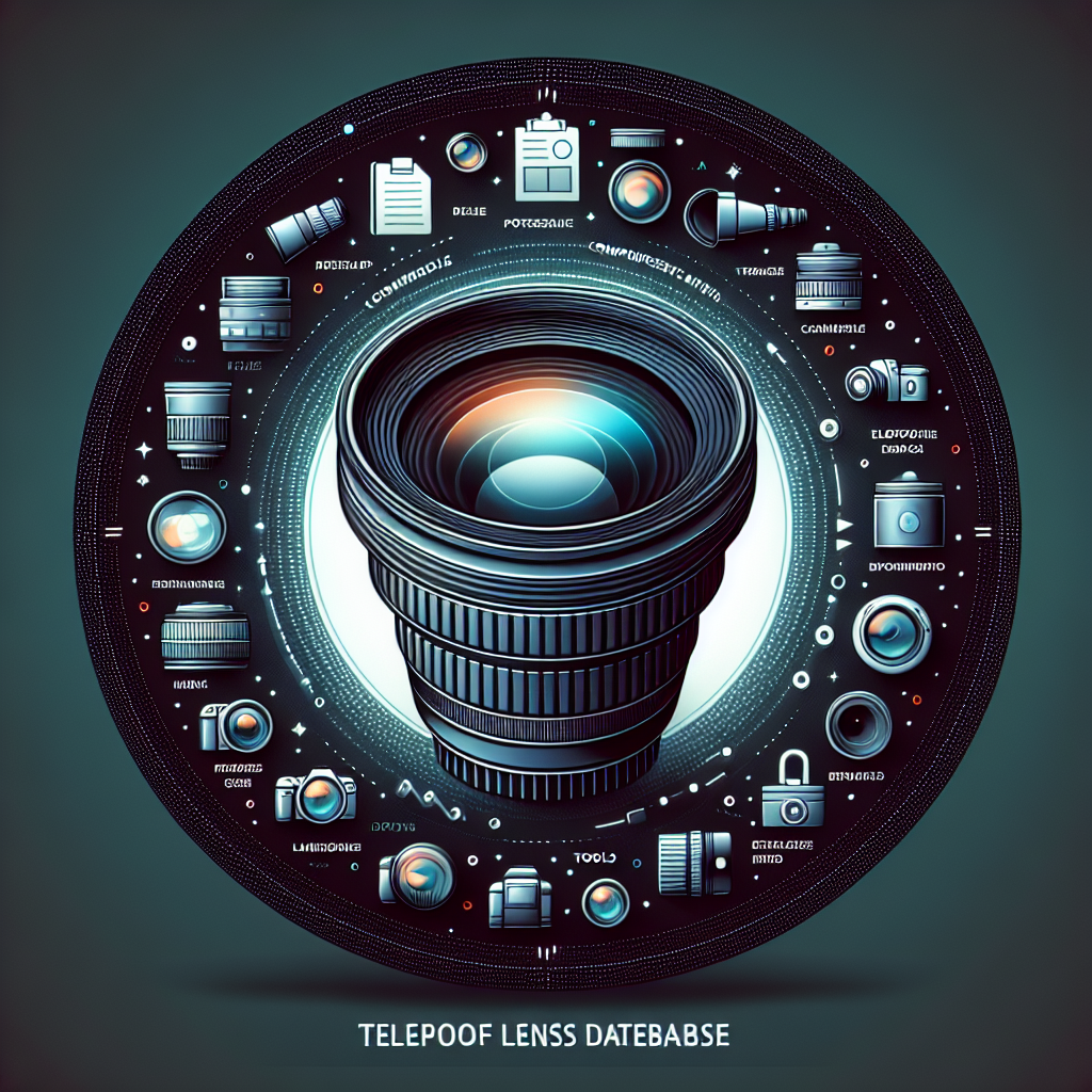Teleobjektiv-Datenbank