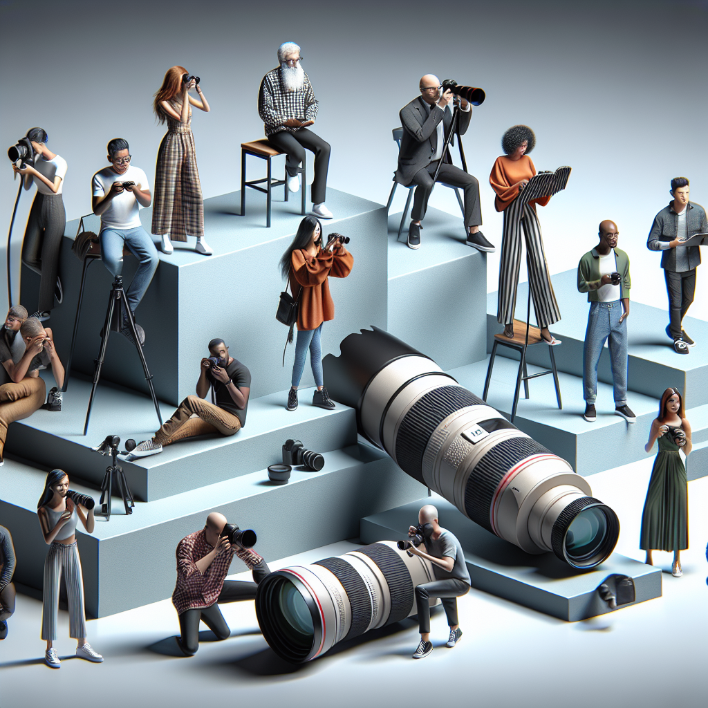 Teleobjektiv-Influencer