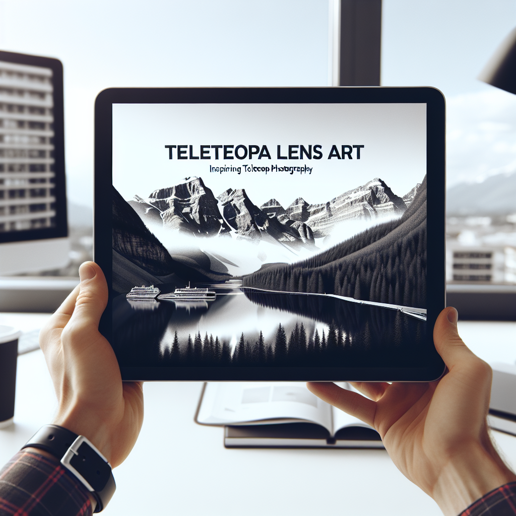 Teleobjektiv-Kunstwerke