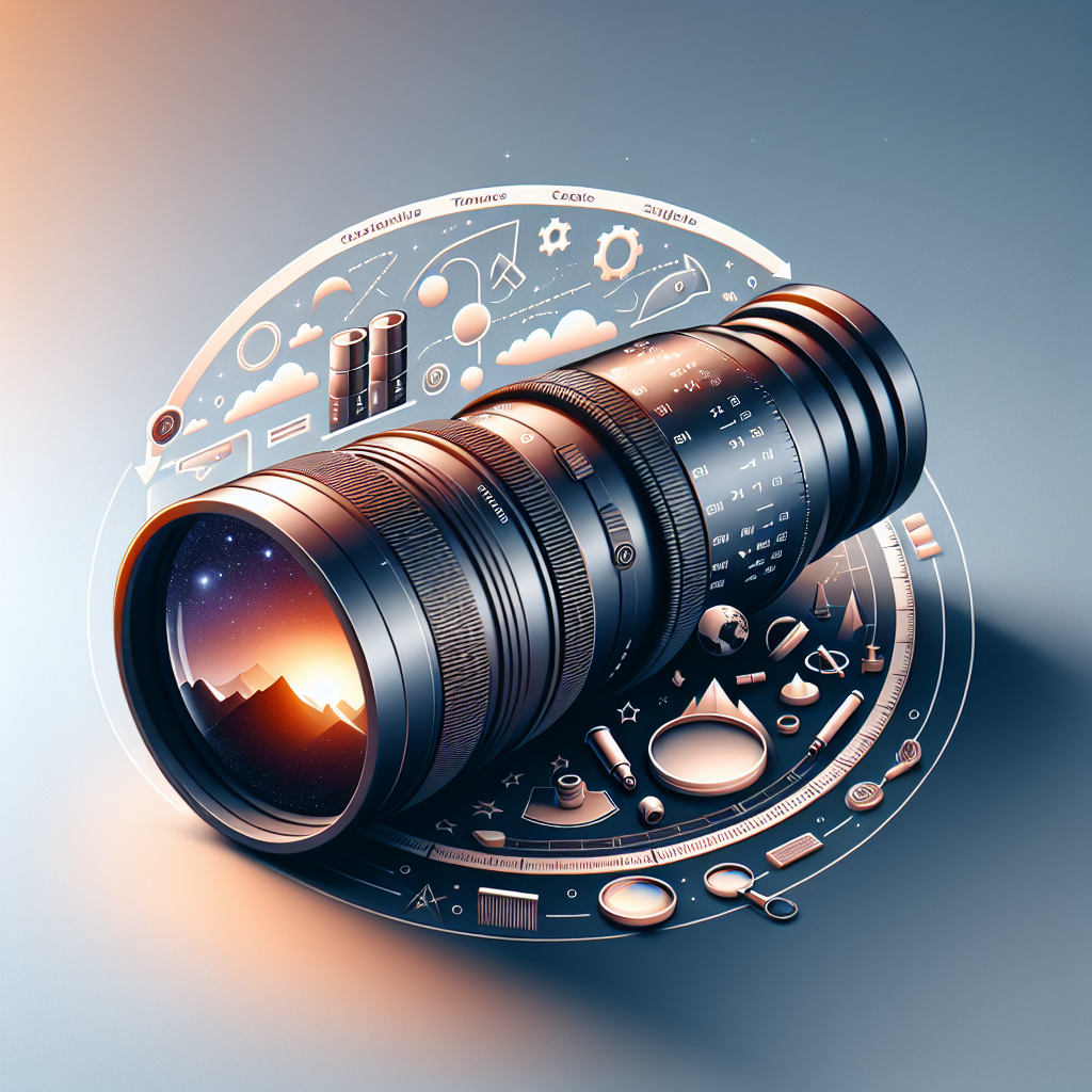 Teleobjektiv-Simulator